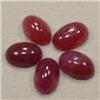 Image 1 : 3.05 CTS LOT OF OVAL RUBY CABOCHON 6x4 MM
