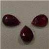 Image 1 : 14 CTS LOT OF ENHANCED RUBY TEAR DROPS - TOP DRILLED - INCLUDED
