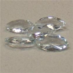 1.90 CTS LOT OF MARQUISE SHAPED AQUAMARINE 8x4 MM