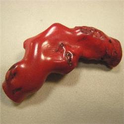 276 CTS FREE FORM BAMBOO CORAL BRANCH 79x25 MM - TOP DRILLED