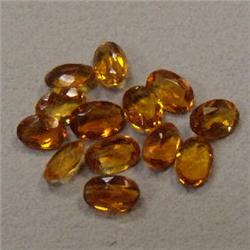 5.25 CTS LOT OF OVAL MADEIRA CITRINE 6x4 MM