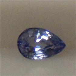 0.33 CTS PEAR SHAPED SAPPHIRE 5x3 MM