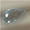 Image 1 : 6.70 CTS TOPAZ BRIOLETTE 14x7 MM - TOP DRILLED
