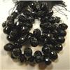 Image 1 : 264 CTS DARK BLUE SAPPHIRE BRIOLETTE STRAND 10x7 MM