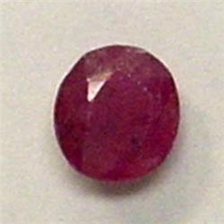 1.30 CTS OVAL RUBY 6x5 MM