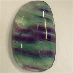 118 CTS FREE FORM FLUORITE CABOCHON 45-30 MM