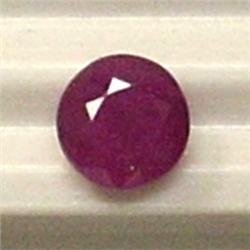 0.85 CTS ROUND RUBY 5 MM