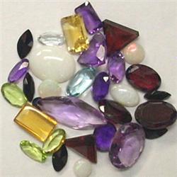 12 CTS LOT OF SEMIPRECIOUS STONES  - DIFFERENT SHAPES AND SIZES