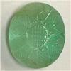 Image 1 : 19.80 CTS CARVED EMERALD CABOCHON 20x17 MM