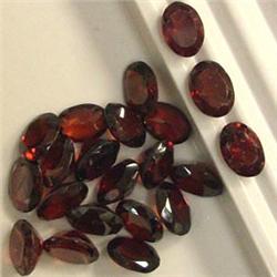 21 CTS LOT OF OVAL GARNET 7x5 MM