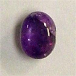 1.68 CTS STAR RUBY OVAL CABOCHON 6x5 MM