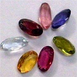 1.50 CTS LOT OF MULTICOLOR OVAL TOURMALINE 5x3 MM