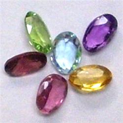 1.53 CTS LOT OF MULTICOLOR OVAL TOURMALINE 5x3 MM