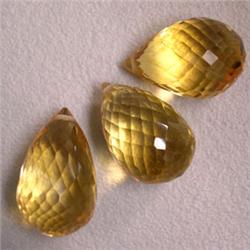 28.40 CTS LOT OF CITRINE BRIOLETTE 15x10 MM
