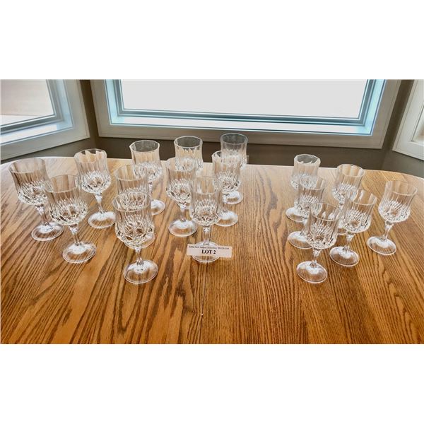 Beautiful Crystal Wine Glasses