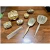 Image 1 : Various decorative Boxes including Art Nouveau Design, Mirror/Comb/Brush Set