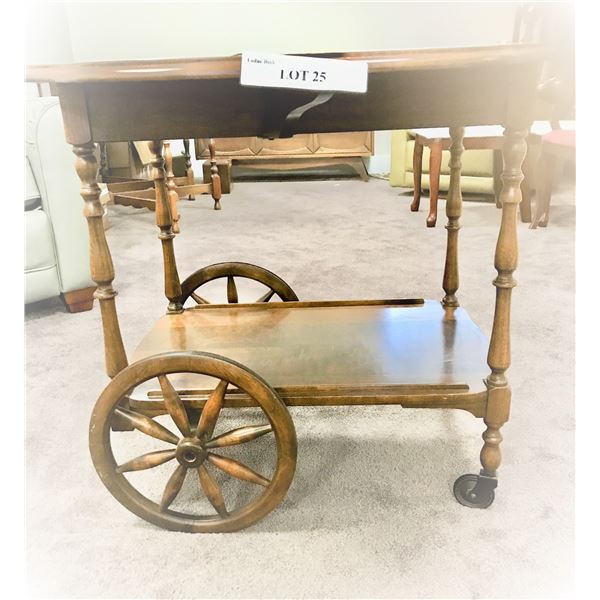 Wood Tea Cart