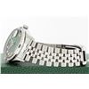 Image 6 : Rolex Men's Stainless Steel Diamond and Emerald Datejust Wristwatch