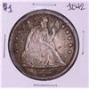 Image 1 : 1842 $1 Seated Liberty Silver Dollar Coin