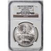 Image 1 : 2011 Great Britain 2 Pounds Britannia Silver Coin NGC MS69 Matte One of 2337 Struck