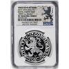 Image 1 : 2017 Netherlands Proof Lion Dollar Restrike Silver Coin NGC PF70 Ultra Cameo FYOI