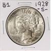 1928-S $1 Peace Silver Dollar Coin