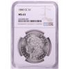 Image 1 : 1880-CC $1 Morgan Silver Dollar Coin NGC MS63