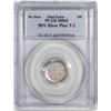 Image 1 : No Date Dime Coin Mint ERROR 90% Silver Planchet T-2 PCGS MS62