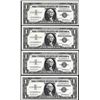 Image 1 : Lot of (4) Consecutive Uncirculated 1957 $1 Silver Certificate Notes