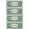 Image 2 : Lot of (4) Consecutive Uncirculated 1957 $1 Silver Certificate Notes