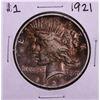 Image 1 : 1921 $1 Peace Silver Dollar Coin