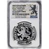 Image 1 : 2017 Netherlands Proof Lion Dollar Restrike Silver Coin NGC PF70 Ultra Cameo FYOI