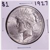 Image 1 : 1927 $1 Peace Silver Dollar Coin