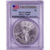 Image 1 : 1998 $1 American Silver Eagle Coin PCGS MS68 First Strike