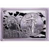 2012 $1 American Silver Eagle Coin & 2oz Silver Bar Set