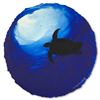 Image 3 : Wyland "Sea Turtle in Blue" Original Watercolor on Paper