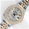 Image 1 : Rolex Ladies Two Tone Silver Diamond Datejust Oyster Perpetual Wristwatch