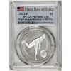 Image 1 : 2022-P $1 Proof Negro Leagues Baseball Silver Dollar Coin PCGS PR70DCAM FDOI