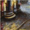 Image 2 : Vadik Suljakov "Evening In Old Town" Original Oil Painting on Canvas