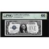 Image 1 : 1928A $1 Funnyback Silver Certificate Note Fr.1601 PMG Gem Uncirculated 66EPQ