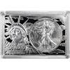 1995 $1 American Silver Eagle Coin & 2oz Silver Bar Set