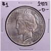 Image 1 : 1922-D $1 Peace Silver Dollar Coin