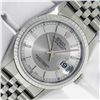 Rolex Men's Stainless Steel Tuxedo Index Datejust Wristwatch