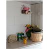 Image 10 : PORCH ITEMS - COUNTER TOPS AND HANGING ITEMS - RACKS, AND GARDENING ITEMS PLEASE SEE IMAGES FOR MORE