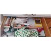 Image 1 : KITCHEN DRAWER (x3)-TOP THREE- SEE PICTURES-