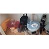 Image 3 : RIVAL WAFFLE IRON AND THIRD SHELF CONTENT