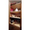 Image 1 : CONTENT OF BROWN BUILT IN DRAWERS AND SHELVES