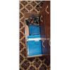 Image 1 : 4-DRAWER 1/2" DK. WOOD DRESSER & ALL CONTENTS