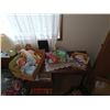 Image 1 : CONTENT OF & AROUND DESK & CLOSET, INCLUDES BOOKS, DOLLS, RECORDS, WINDOW COVERS & HANGERS. EXCLUDES