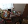 Image 2 : CONTENT OF & AROUND DESK & CLOSET, INCLUDES BOOKS, DOLLS, RECORDS, WINDOW COVERS & HANGERS. EXCLUDES